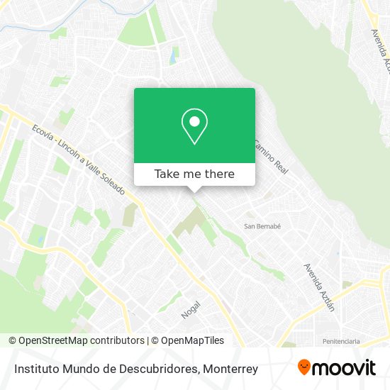 Instituto Mundo de Descubridores map