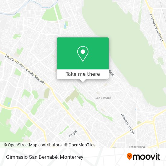 Mapa de Gimnasio San Bernabé