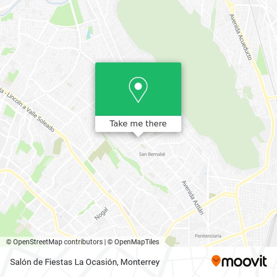 Salón de Fiestas La Ocasión map