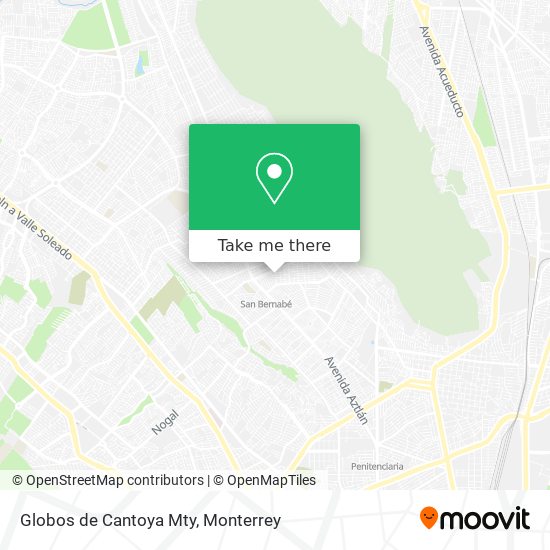 Mapa de Globos de Cantoya Mty