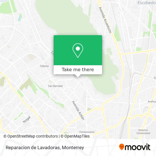 Mapa de Reparacion de Lavadoras