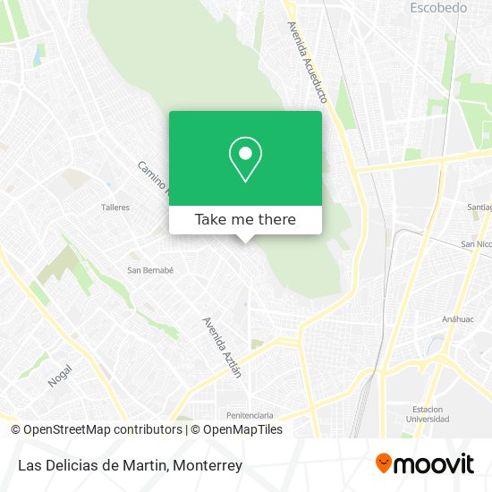 Las Delicias de Martin map