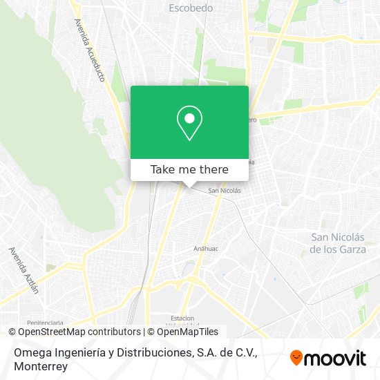 Omega Ingeniería y Distribuciones, S.A. de C.V. map