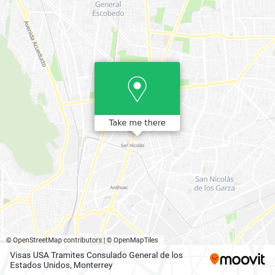 Mapa de Visas USA Tramites Consulado General de los Estados Unidos
