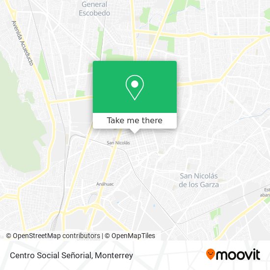 Mapa de Centro Social Señorial