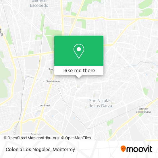 Mapa de Colonia Los Nogales