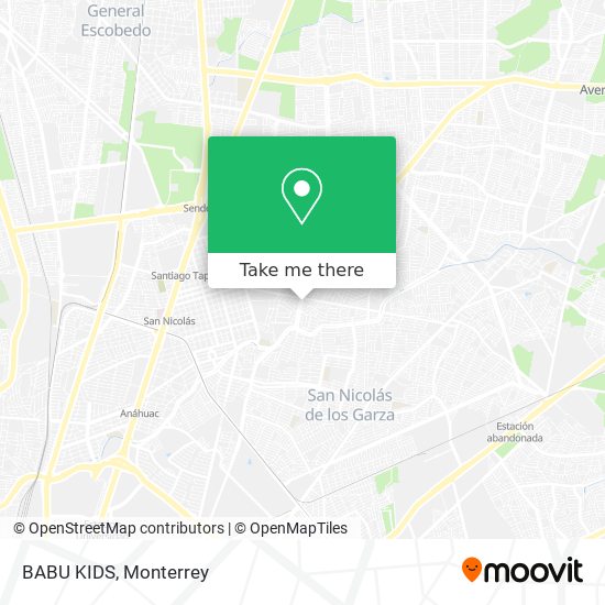 Mapa de BABU KIDS