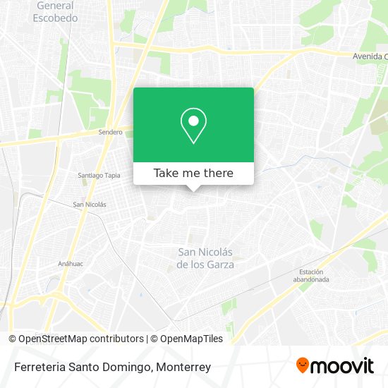 Mapa de Ferreteria Santo Domingo