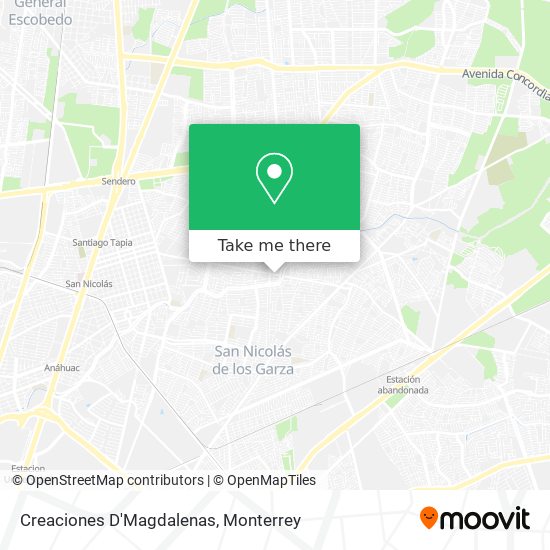 Creaciones D'Magdalenas map