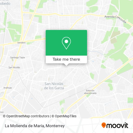 La Molienda de María map