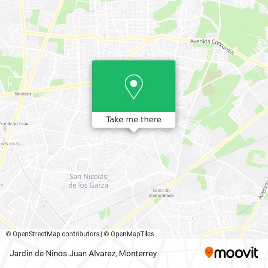 Jardin de Ninos Juan Alvarez map