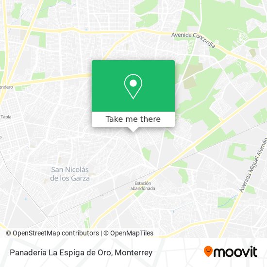 Panaderia La Espiga de Oro map