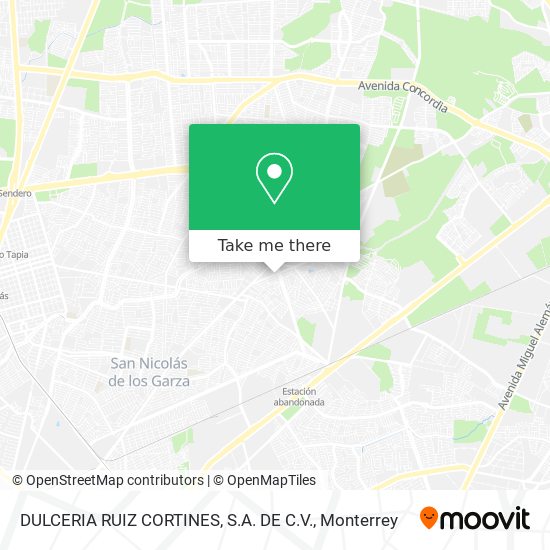 DULCERIA RUIZ CORTINES, S.A. DE C.V. map