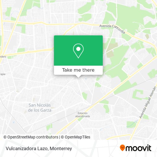Mapa de Vulcanizadora Lazo