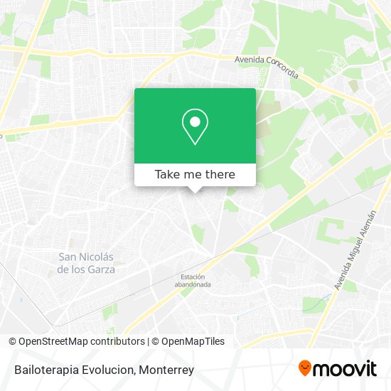 Bailoterapia Evolucion map