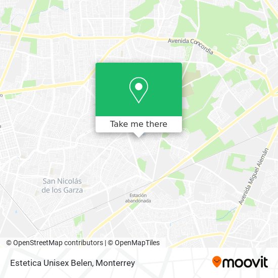 Estetica Unisex Belen map
