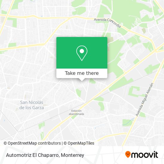 Automotriz El Chaparro map