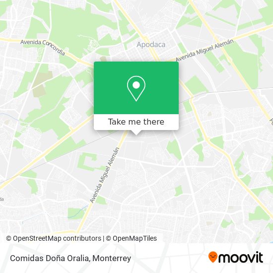 Comidas Doña Oralia map