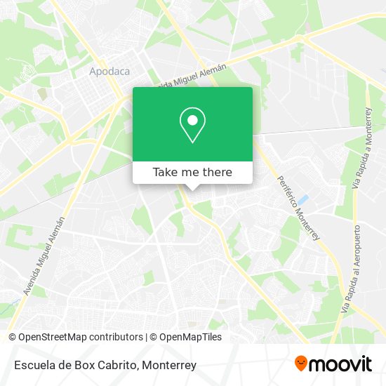 Mapa de Escuela de Box Cabrito