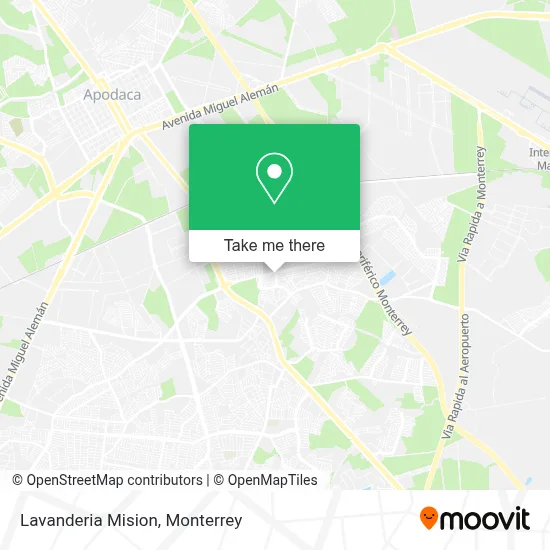 Lavanderia Mision map