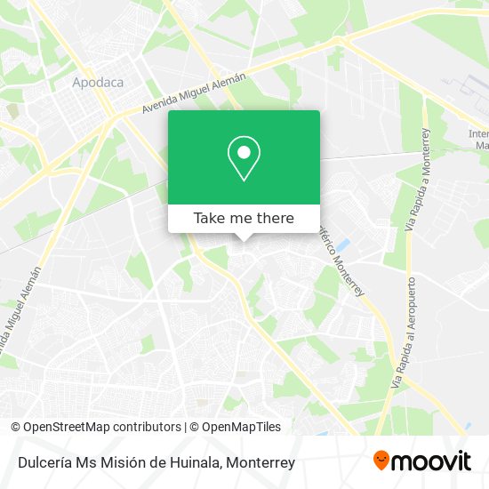 Dulcería Ms Misión de Huinala map
