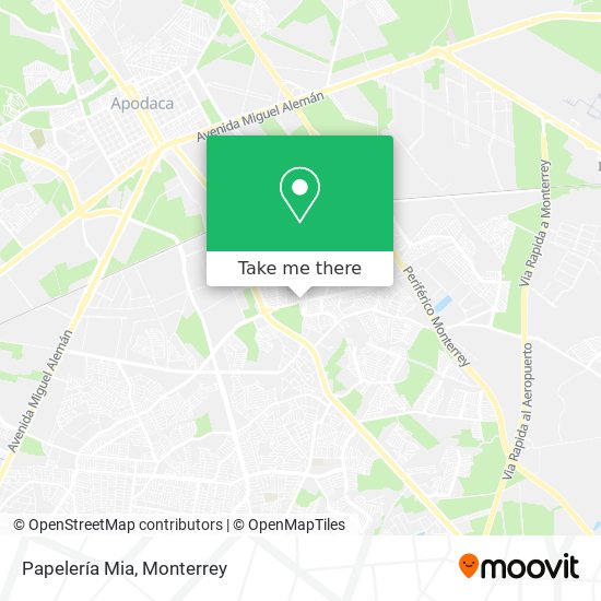Mapa de Papelería Mia