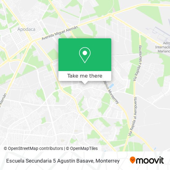Escuela Secundaria 5 Agustín Basave map
