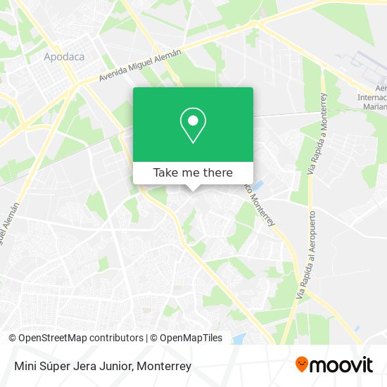 Mini Súper Jera Junior map