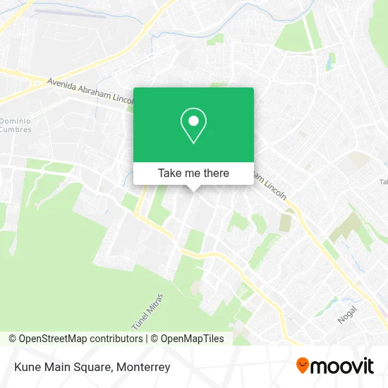 Kune Main Square map