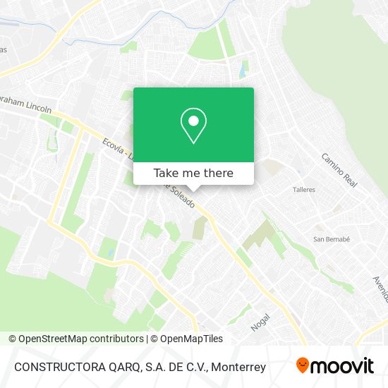 Mapa de CONSTRUCTORA QARQ, S.A. DE C.V.
