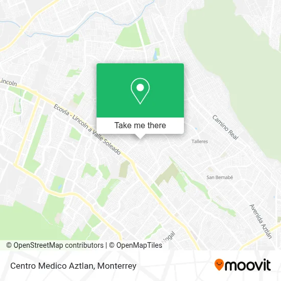 Centro Medico Aztlan map