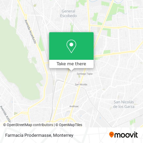 Farmacia Prodermasse map