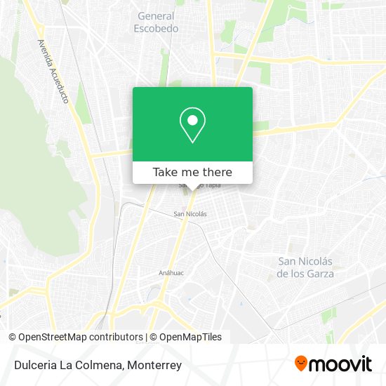Mapa de Dulceria La Colmena