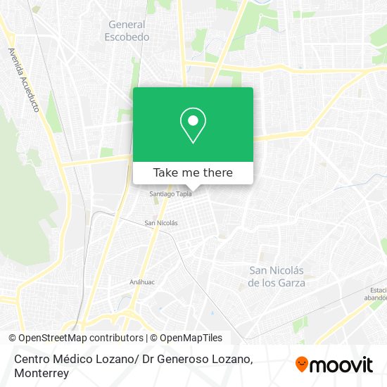 Centro Médico Lozano/ Dr Generoso Lozano map
