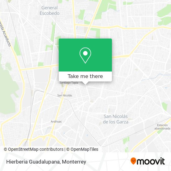 Mapa de Hierberia Guadalupana