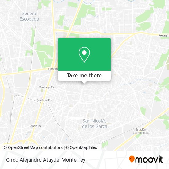 Circo Alejandro Atayde map