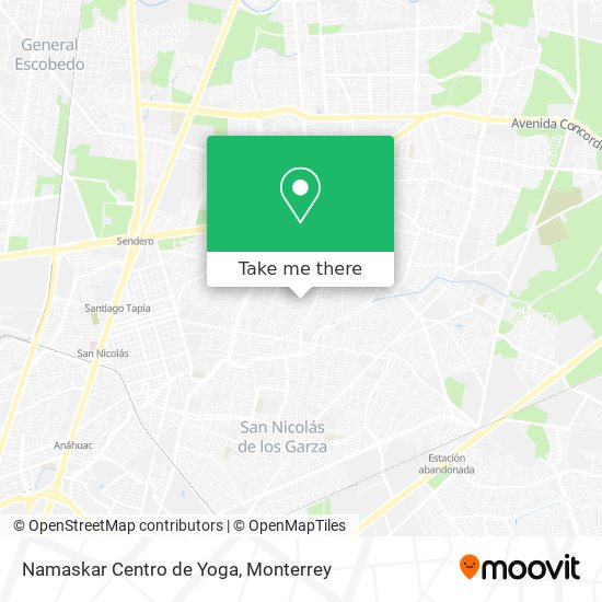 Namaskar Centro de Yoga map