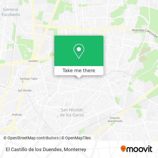 El Castillo de los Duendes map