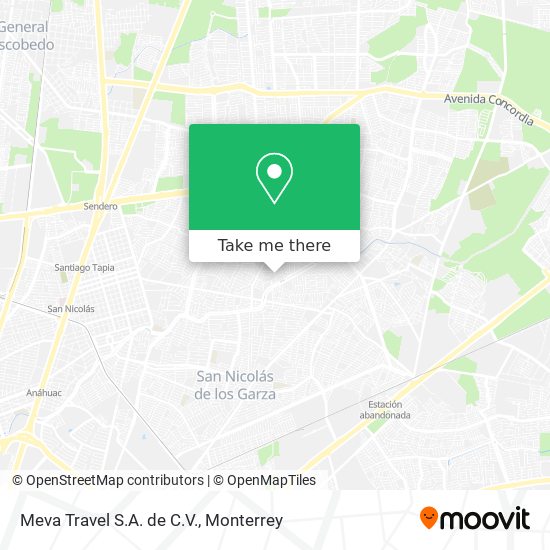 Meva Travel S.A. de C.V. map