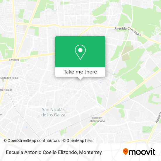 Escuela Antonio Coello Elizondo map