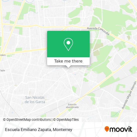 Escuela Emiliano Zapata map