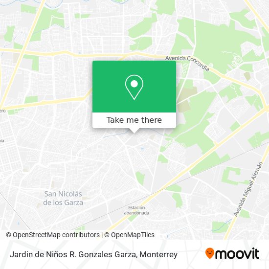Jardin de Niños R. Gonzales Garza map