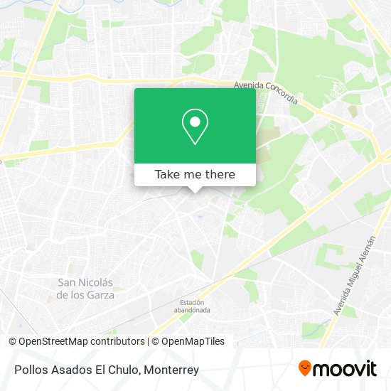 Pollos Asados El Chulo map