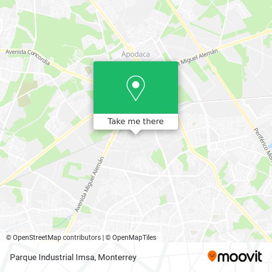 Parque Industrial Imsa map