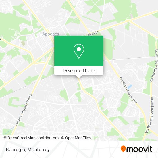 Mapa de Banregio