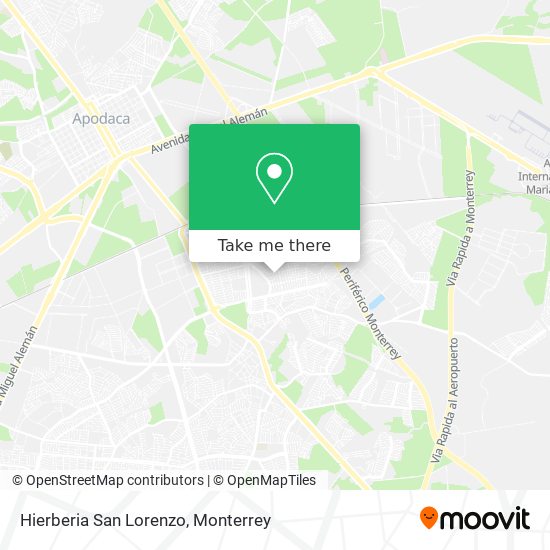 Hierberia San Lorenzo map