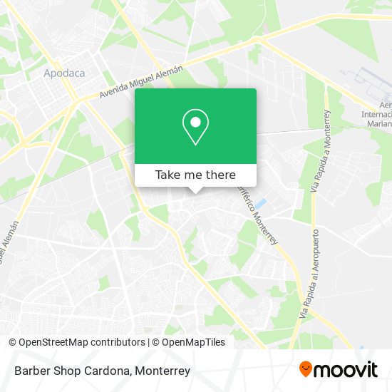 Mapa de Barber Shop Cardona