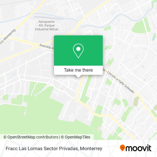 Mapa de Fracc Las Lomas Sector Privadas