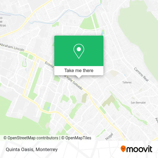 Quinta Oasis map