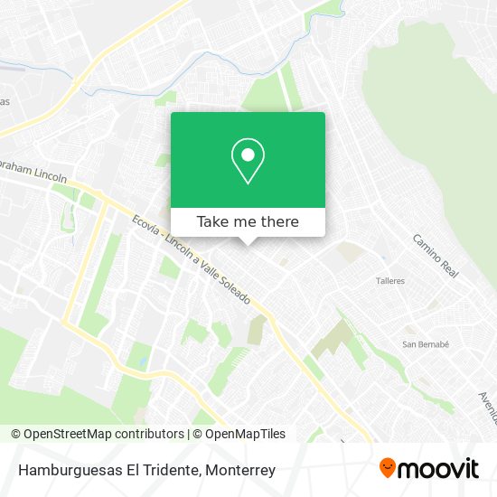 Hamburguesas El Tridente map